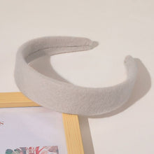 Load image into Gallery viewer, 2019 Chic Pearl Beads Thick Velvet Women Wide Headband Hair Accessories Sponge Head Hoop Turban Female Korean Stretch Hair Bands