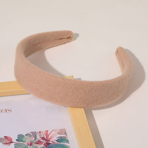 2019 Chic Pearl Beads Thick Velvet Women Wide Headband Hair Accessories Sponge Head Hoop Turban Female Korean Stretch Hair Bands