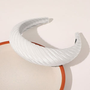 2019 Chic Pearl Beads Thick Velvet Women Wide Headband Hair Accessories Sponge Head Hoop Turban Female Korean Stretch Hair Bands
