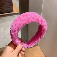 Load image into Gallery viewer, 2019 Chic Pearl Beads Thick Velvet Women Wide Headband Hair Accessories Sponge Head Hoop Turban Female Korean Stretch Hair Bands