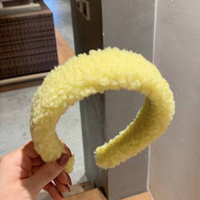 Load image into Gallery viewer, 2019 Chic Pearl Beads Thick Velvet Women Wide Headband Hair Accessories Sponge Head Hoop Turban Female Korean Stretch Hair Bands