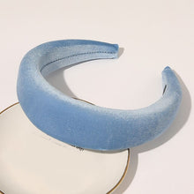 Load image into Gallery viewer, 2019 Chic Pearl Beads Thick Velvet Women Wide Headband Hair Accessories Sponge Head Hoop Turban Female Korean Stretch Hair Bands