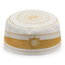 Load image into Gallery viewer, 58cm Embroidery Muslim Prayer Hats For Men Saudi Arabia Islamic Clothing