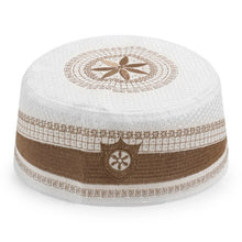 Load image into Gallery viewer, 58cm Embroidery Muslim Prayer Hats For Men Saudi Arabia Islamic Clothing