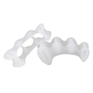 1 pair Hammer Toe Treatment Silicone Three Holes Hallux Valgus Toe Separator Corrector