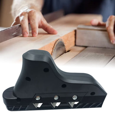 1PC Plasterboard Edger Gypsum Board Cutting Tool Hand Plane Drywall Artifact Tool Woodworking Triple-Blade Edge Planer