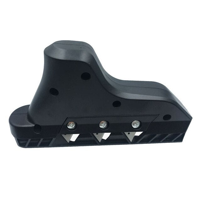 1PC Plasterboard Edger Gypsum Board Cutting Tool Hand Plane Drywall Artifact Tool Woodworking Triple-Blade Edge Planer