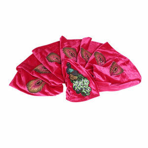 2020 Velvet Hijab Head Scarf For Women Sequins Peacock Turban Hat Muslim Headscarf Ladies African Wrap Head Scarves Turbante
