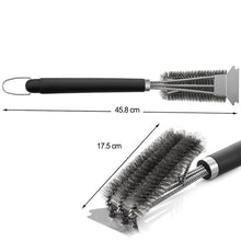 Load image into Gallery viewer, BBQ Grill Barbecue Kit Cleaning Brush Stainless Steel Kitchen Accessories Bristles Cleaning Brushes Cooking Tool Barbecue Gadget