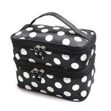 Load image into Gallery viewer, Double Layer Women Cosmetic Bag Portable Travel Makeup Storage Case Pouch Organizer For Cosmetics Dropshipping
