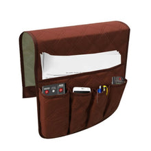 Load image into Gallery viewer, Hanging Style Sofa Couch Remote Control Holder Arm Rest Organizer Storage Bag Pouch Foldable Pocket Home Use Sundries Organizer