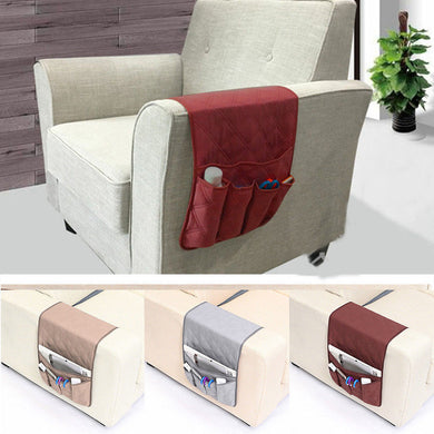 Remote Control Caddy Arm Chair Holder Storage Organizer Armrest Couch Pocket Sofa Organizer 5 Pocket Couch Arm Rest 90x32cm