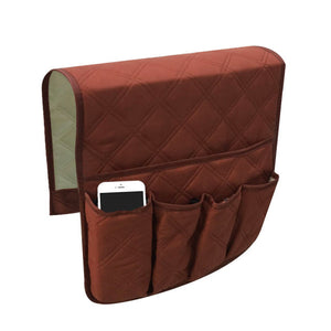 Remote Control Caddy Arm Chair Holder Storage Organizer Armrest Couch Pocket Sofa Organizer 5 Pocket Couch Arm Rest 90x32cm