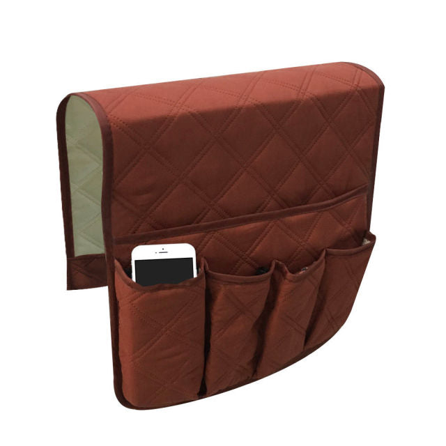 Remote Control Caddy Arm Chair Holder Storage Organizer Armrest Couch Pocket Sofa Organizer 5 Pocket Couch Arm Rest 90x32cm