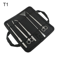 Load image into Gallery viewer, 6Pcs/Set Aquarium Tools Kit Tweezers Scissors Stainless Steel Cleaning Tools Aquatic Plants Fish Tank Aquarium Accessories
