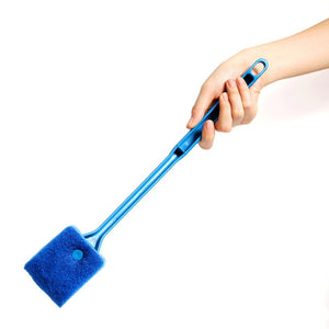 40cm Aquarium Fish Tank Double Sided Sponge Cleaning Brush Cleaner Scrubber New Household Accessories Tools Drop Shipping