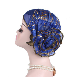 2020 Fashion bow-tie women&#39;s turban caps stretchy female headwrap bonnet cancer headwear muslim turban hijabs islamic headscarf