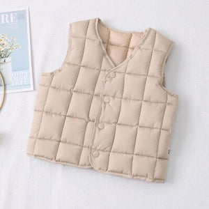 2021 NEW Christmas Children Waistcoat Kids Outerwear Winter Boys Waterproof Hooded Vest Baby Boys Girls Thick Warm Vest Coats