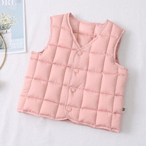 2021 NEW Christmas Children Waistcoat Kids Outerwear Winter Boys Waterproof Hooded Vest Baby Boys Girls Thick Warm Vest Coats