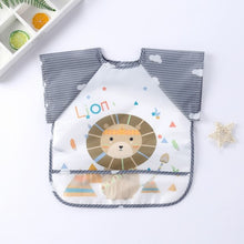 Load image into Gallery viewer, Baby Kids Toddler Long Sleeve Scarf Waterproof Art Smock Feeding Bib Apron Pocket Infant Boys Girls Burp Cloth Banana Bibs