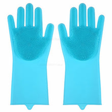 Load image into Gallery viewer, Silicone Dishwashing Gloves Bathroom Kitchen Cleaning Gloves Household Magic Gloves Cleaning For House Insulation Tools