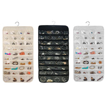 Load image into Gallery viewer, 80 Pockets Fashion Double Sided Hanging Jewelry Display Organizer PVC Storage Earring Packaging Bag Organza Wedding Gift Pouches