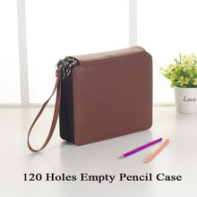 Load image into Gallery viewer, 120/168 Holes Pencil Case School Pencilcase for Girl Boy Penal Large Pen Box Stationery Bag Big Pencilholder Cartridge Pouch Kit