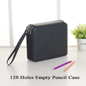120/168 Holes Pencil Case School Pencilcase for Girl Boy Penal Large Pen Box Stationery Bag Big Pencilholder Cartridge Pouch Kit
