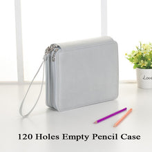 Load image into Gallery viewer, 120/168 Holes Pencil Case School Pencilcase for Girl Boy Penal Large Pen Box Stationery Bag Big Pencilholder Cartridge Pouch Kit