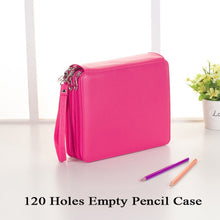 Load image into Gallery viewer, 120/168 Holes Pencil Case School Pencilcase for Girl Boy Penal Large Pen Box Stationery Bag Big Pencilholder Cartridge Pouch Kit