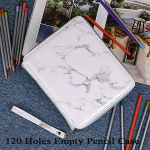120/168 Holes Pencil Case School Pencilcase for Girl Boy Penal Large Pen Box Stationery Bag Big Pencilholder Cartridge Pouch Kit