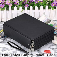 Load image into Gallery viewer, 120/168 Holes Pencil Case School Pencilcase for Girl Boy Penal Large Pen Box Stationery Bag Big Pencilholder Cartridge Pouch Kit