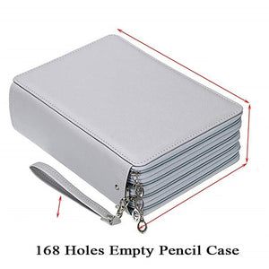 120/168 Holes Pencil Case School Pencilcase for Girl Boy Penal Large Pen Box Stationery Bag Big Pencilholder Cartridge Pouch Kit