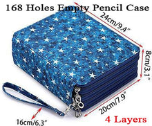 Load image into Gallery viewer, 120/168 Holes Pencil Case School Pencilcase for Girl Boy Penal Large Pen Box Stationery Bag Big Pencilholder Cartridge Pouch Kit