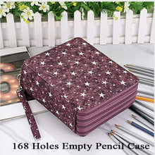 Load image into Gallery viewer, 120/168 Holes Pencil Case School Pencilcase for Girl Boy Penal Large Pen Box Stationery Bag Big Pencilholder Cartridge Pouch Kit