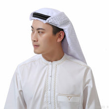 Load image into Gallery viewer, 138*138cm Man Muslim Arabic Various Head Scarf Keffiyeh Square Plaid Male Islamic Hijab Ramadan Saudi Arab Headband Accessories