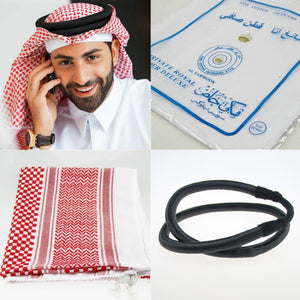 3 Colors Islamic Men Traditional Costumes Man Plaid Hat Head Scarf Turban Muslim Hijabs Dubai,Arabic Ramadan Pray Caps 135*135cm