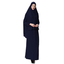 Load image into Gallery viewer, (Sleeve) Two Pieces Muslim Abaya Dress Set Women Djelaba Femme Kaftan Set Prayer Garment Sets Turkish Caftan Dubai Arab Full Cover Sets