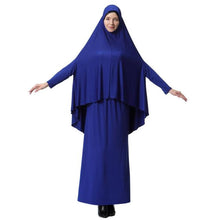 Load image into Gallery viewer, (Sleeve) Two Pieces Muslim Abaya Dress Set Women Djelaba Femme Kaftan Set Prayer Garment Sets Turkish Caftan Dubai Arab Full Cover Sets