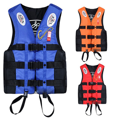Adult with Whistle Life Jacket Swimming Fishing Drifting High buoyancy Life Vest Water Sports Portable Kids Buoyancy Jacket