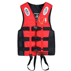 Adult with Whistle Life Jacket Swimming Fishing Drifting High buoyancy Life Vest Water Sports Portable Kids Buoyancy Jacket