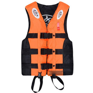 Adult with Whistle Life Jacket Swimming Fishing Drifting High buoyancy Life Vest Water Sports Portable Kids Buoyancy Jacket