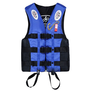 Adult with Whistle Life Jacket Swimming Fishing Drifting High buoyancy Life Vest Water Sports Portable Kids Buoyancy Jacket