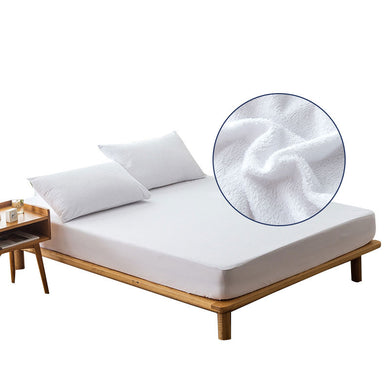 160X200cm Waterproof Mattress Cover Anti Mites Mattress Pad Bed Cover Luxury Terry Cloth Mattress Protector Sheet DropShipping
