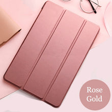 Load image into Gallery viewer, Tablet case for Samsung Galaxy Tab A7 10.4" 2020 Smart sleep wake Leather Tri-fold Sleeve protective Cover for SM-T500 SM-T505