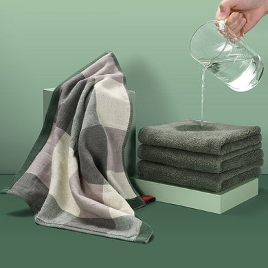 2Pcs/Set Nordic Cleaning Cloth Kitchen Towel Paper Absorbent Cotton Hanging Cloth Bathroom Cleaning Tools Household Accessories