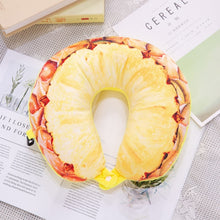 Load image into Gallery viewer, Cartoon Cars Unicorn Neck Travel Pillow Fruits Watermelon U Shaped Foam Pillow Office Cushion Cute Pillows For Children/Adults