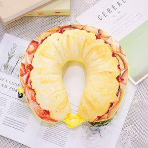 Cartoon Cars Unicorn Neck Travel Pillow Fruits Watermelon U Shaped Foam Pillow Office Cushion Cute Pillows For Children/Adults