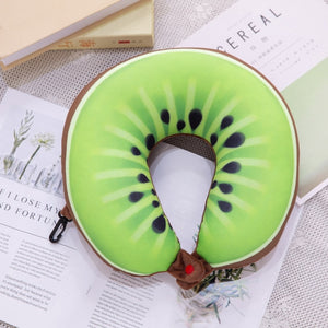 Cartoon Cars Unicorn Neck Travel Pillow Fruits Watermelon U Shaped Foam Pillow Office Cushion Cute Pillows For Children/Adults