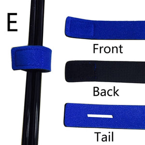 6 Pcs New Fishing Tools Rod Tie Strap Belt Tackle Elastic Wrap Band Pole Holder Accessories Diving Materials Non-slip Firm